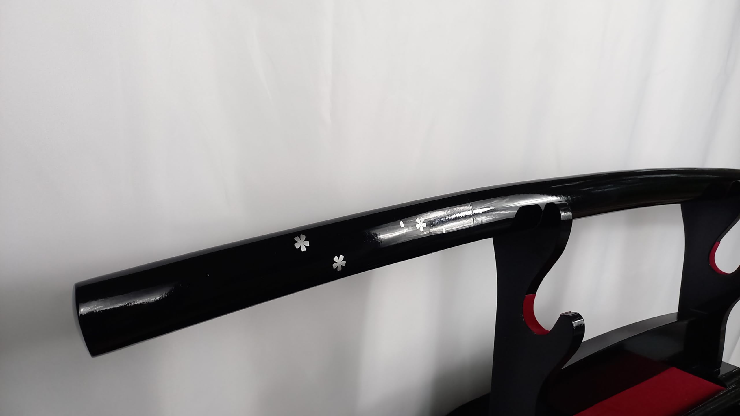 Generisch Shirasaya Katana - Scharf, Echt & Handgeschmiedet - Gefaltetes Katana Schwert Ohne Ständer - Echtes Japanisches Samurai Sword Aus Kohlenstoffstahl - Japan Deko Katanas