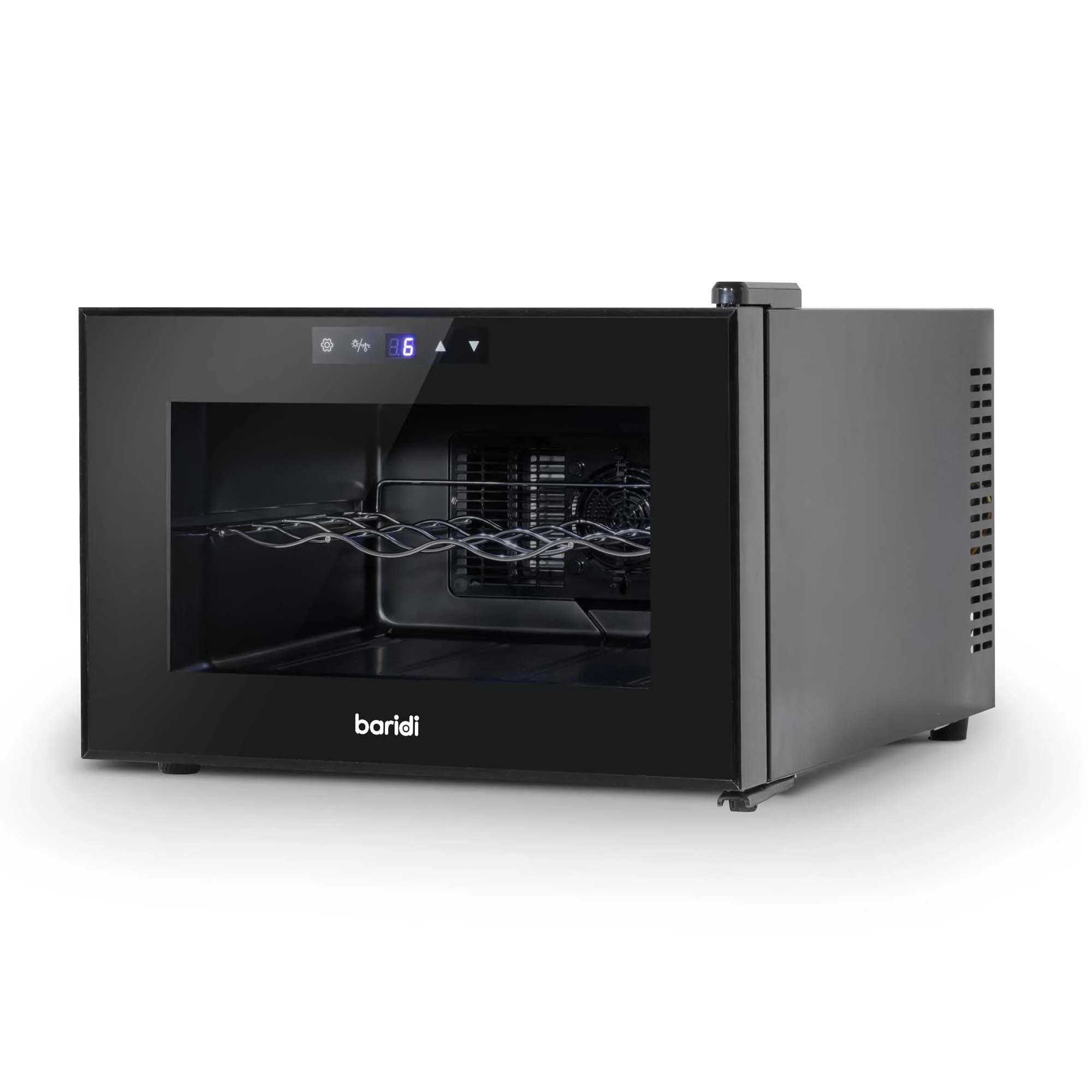 Baridi 8 Bottle Wine Cooler, Thermoelectric, 5-18°C, Touch Control, Table Top - DH218 — view 7