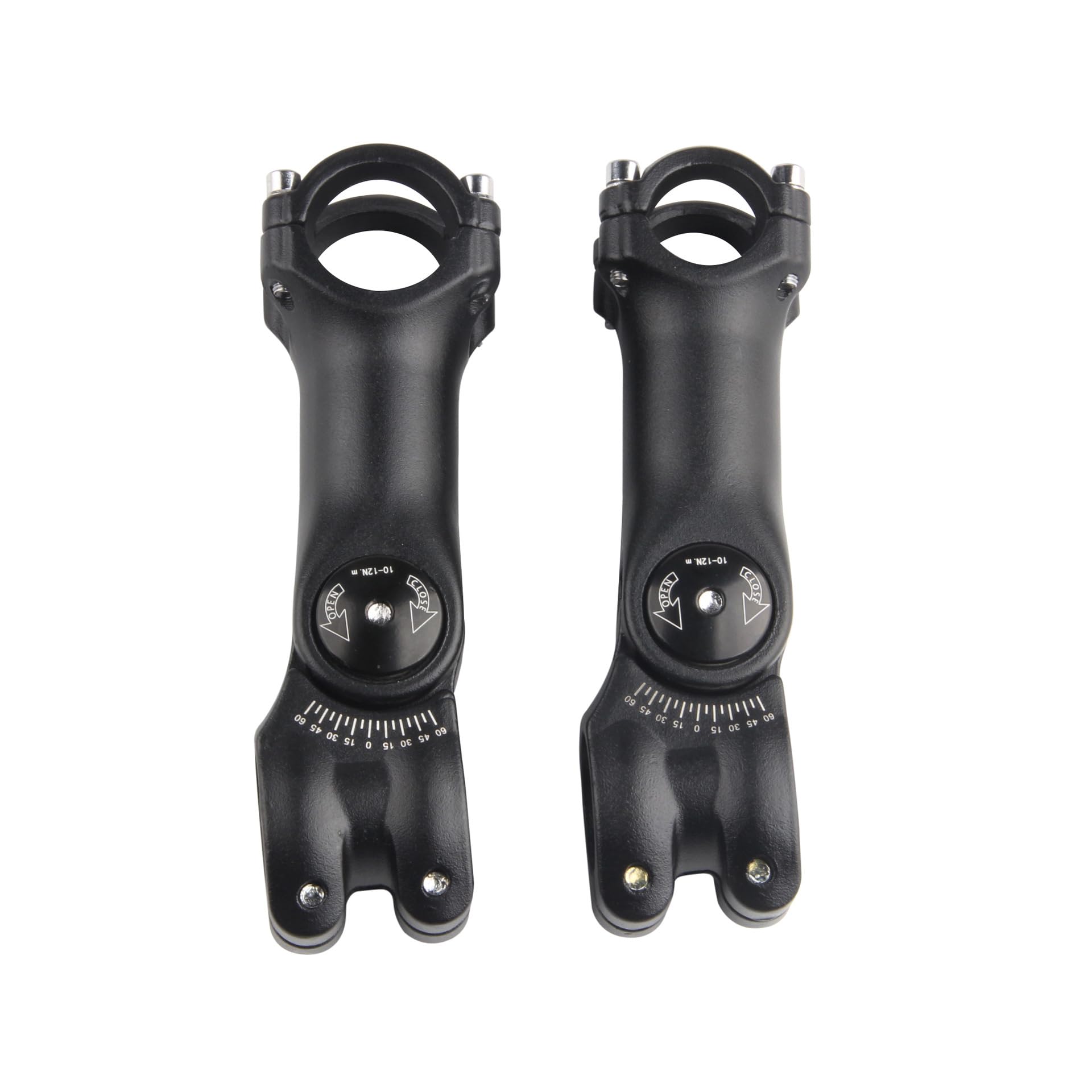 JIASHUNHE Bike Stem 1 Pcs Road Bike Adjustable Stem Bicycle Handlebar 31.8mm /25.4mm Ultralight Aluminum Alloy Riser Parts(25.4-120MM)
