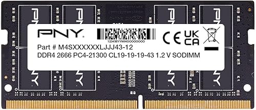 Vista 15 de PNY 16GB DDR4 2666MHz Portátil RAM de memoria - (MN16GSD42666)