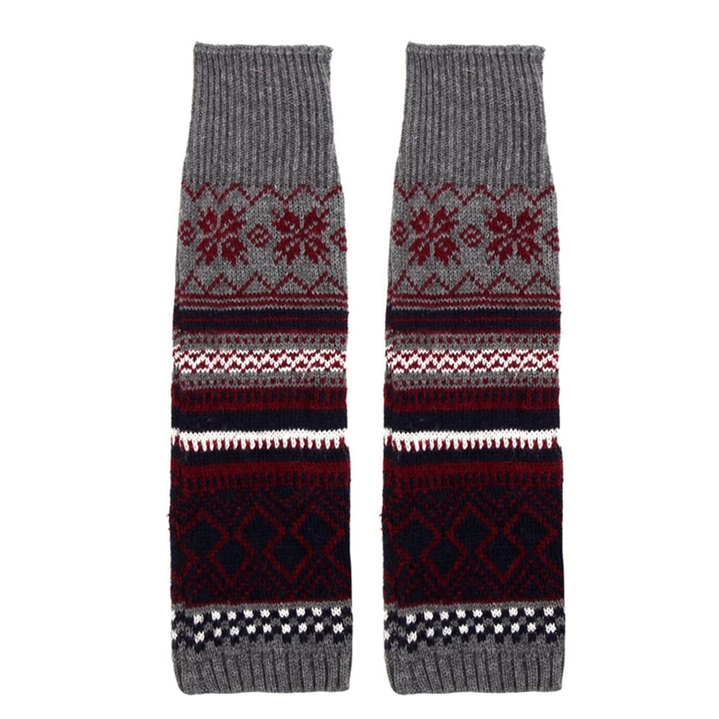 Calcetines de Mujer extendidos Calentadores de piernas de Lana Botas Montones Más Conjuntos de otoño e Invierno para Mantener la Cadera Caliente Calcetines hasta la Rodilla (Color : A, Size : One si