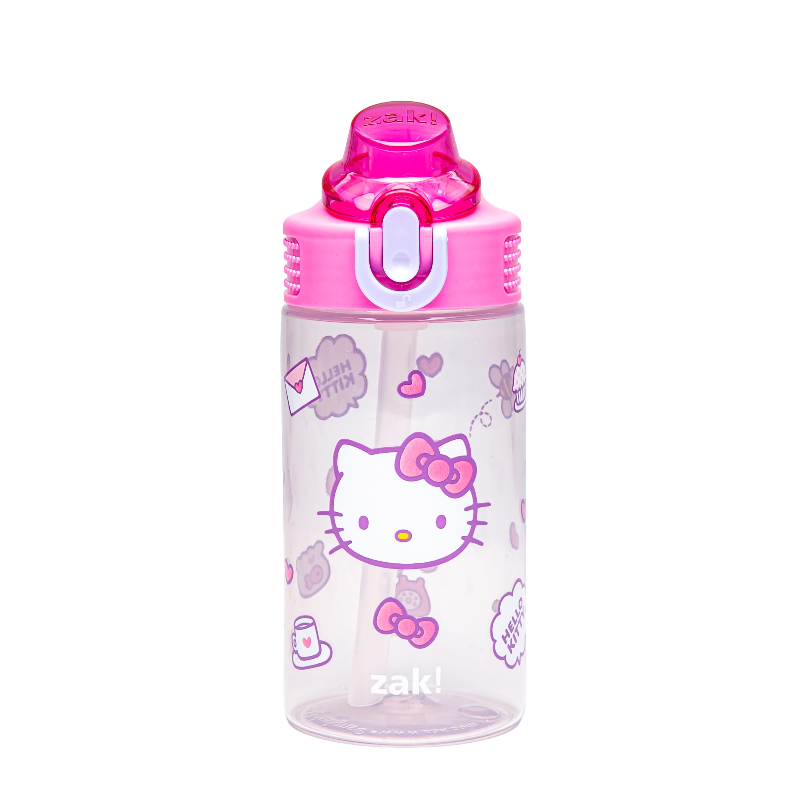 Zak Designs Sanrio Hello Kitty Sage Leak Proof Water Bottle with Straw — image 1