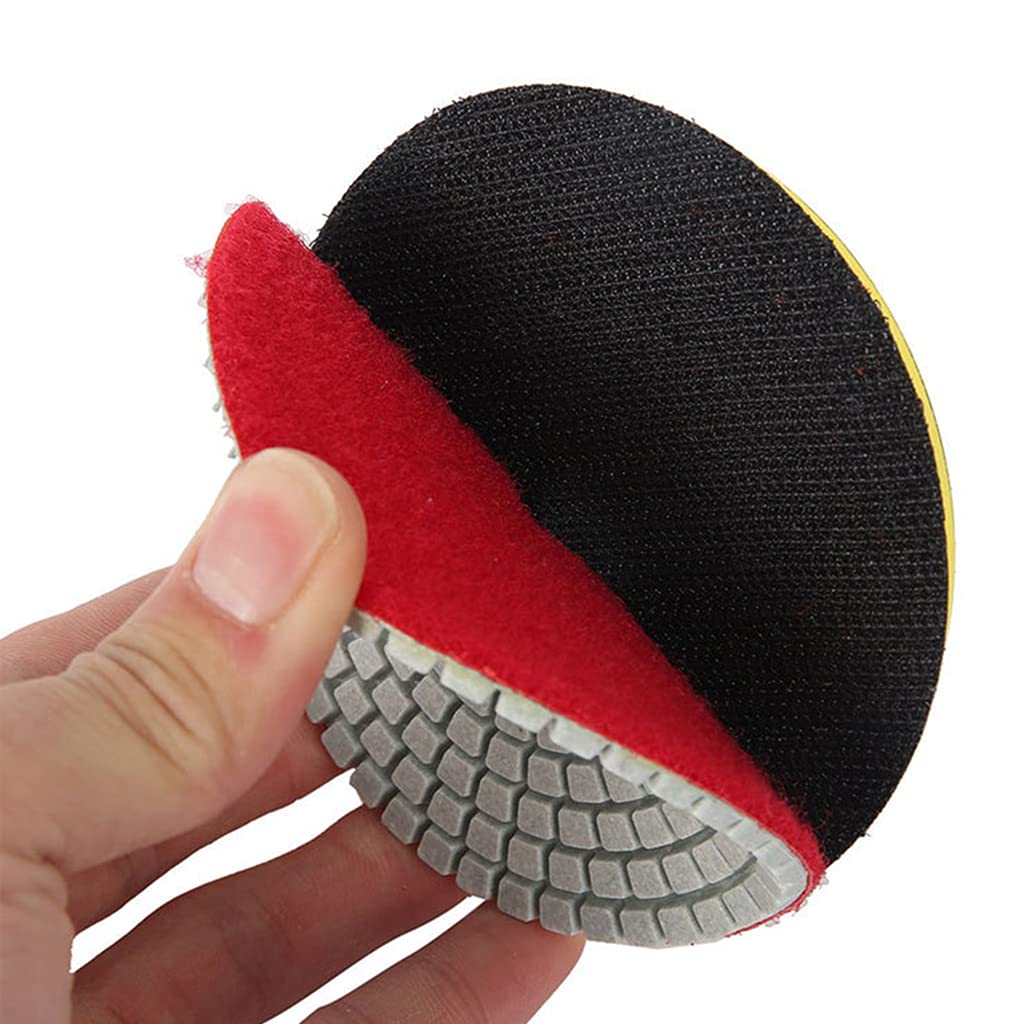 Polierpads Gummi für Marmor Stein Schleifpads Polierpads Bohrer Adapter und Haken