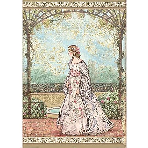 Stamperia Rice Paper for Sleeping Beauty Collection Cover