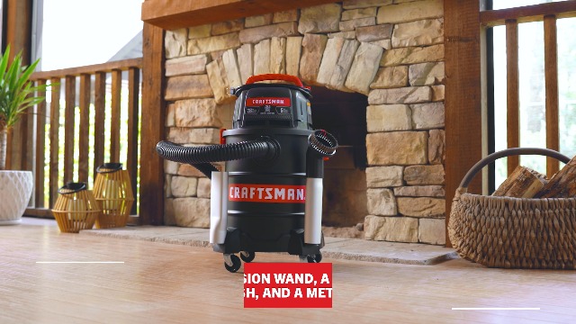 CRAFTSMAN CMXEVBE17050 5 Gallon 7.8 Amp Ash and Grilling Vacuum