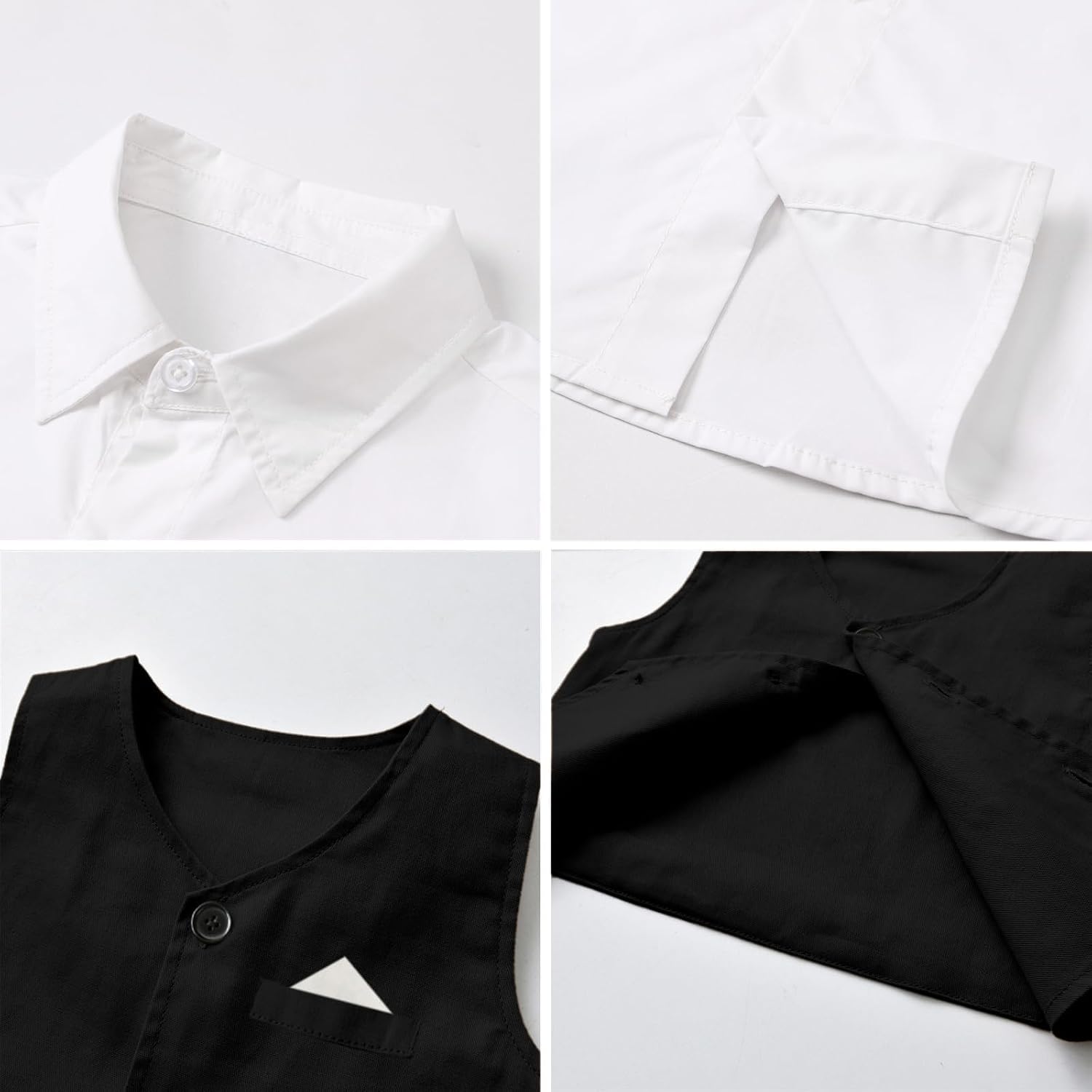 SANGTREE Baby Boy Suit Wedding Ring Bearer Outfits Vest Short Sleeve Bowtie Shirt Suspender Summer Gentleman Shorts Sets