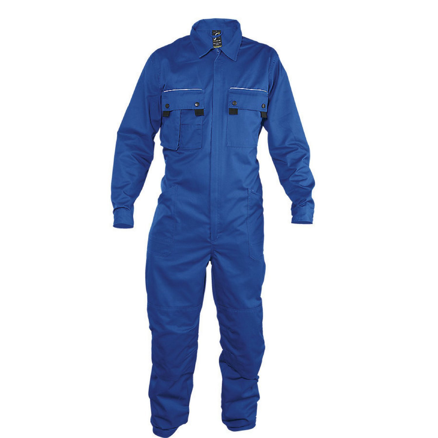 Solstice Pro - Combinaison Workwear Simple Zip (XL, Bleu Bugatti)