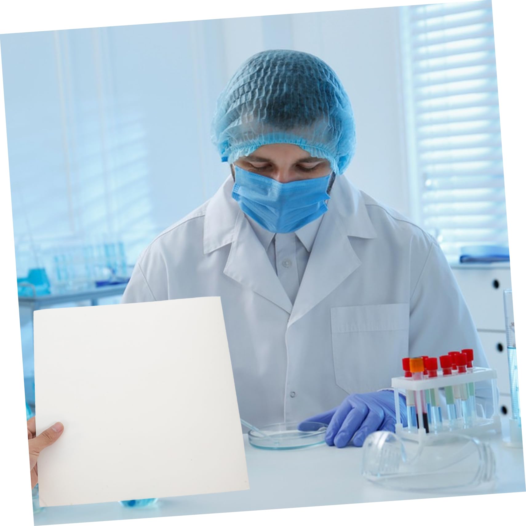 ABOOFAN 10piezas Grande De Papel De Filtro De Aceite Papel Absorbente De Laboratorio Industrial De Filtro De Alta Absorción Para Aceite Para Experimentos De Biología Química y