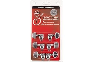 SPERZEL LOCKING 3 ON A SIDE KIGH POLISHED NICKLE PLATED MACHINE HEADS...
