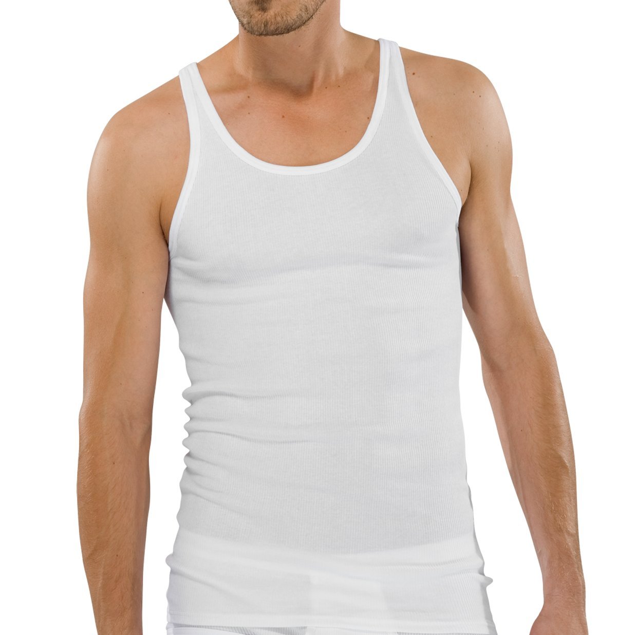 Schiesser Doppelripp Unterhemd 4er Pack