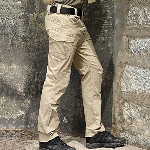 Pantalon tactique militaire en coton multipoches robuste