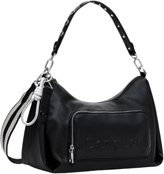 Desigual Women Accessories PU Hand Bag, Black, One Size Amazon.co.uk