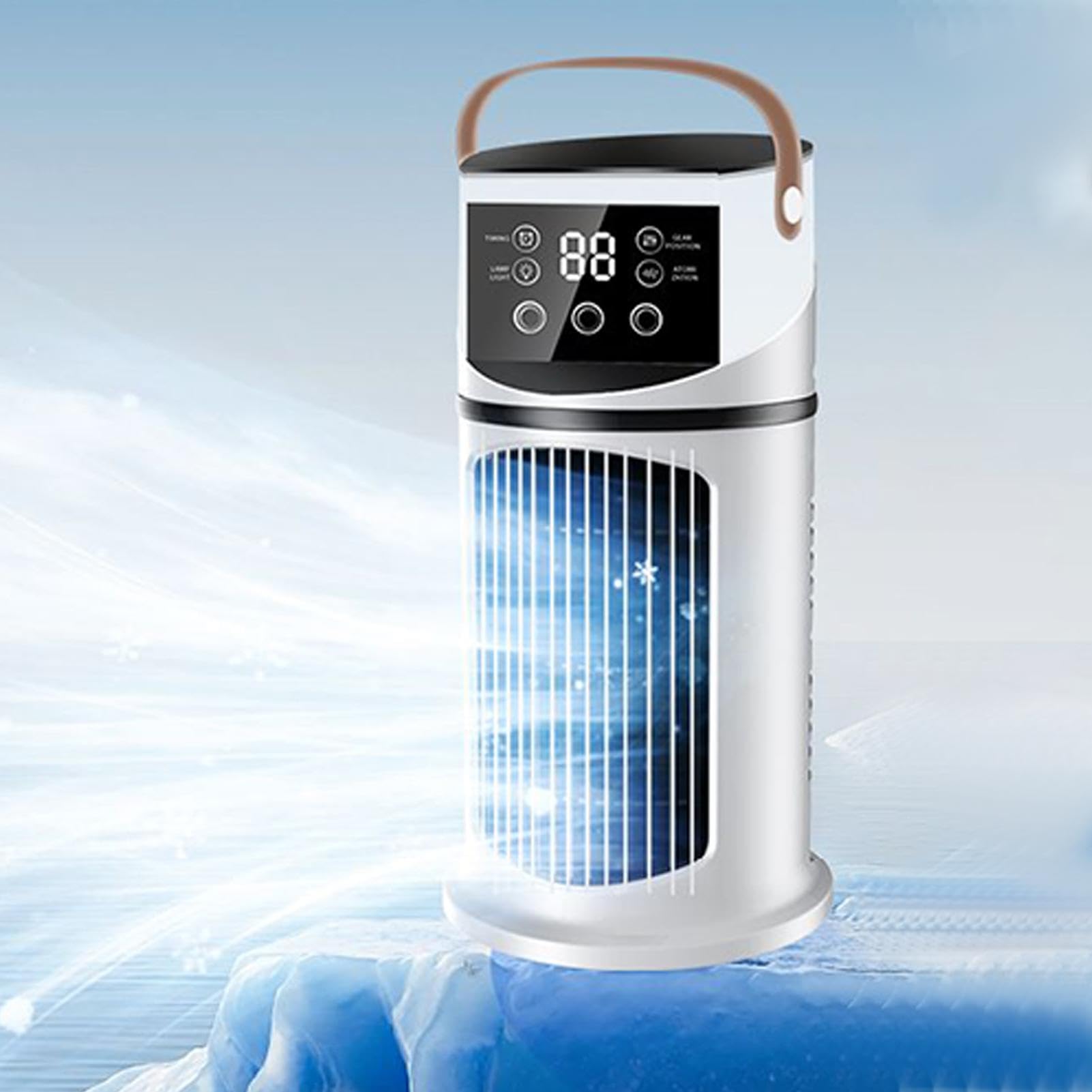Tragbarer Wechselstrom-Einheitsventilator, Verdunstungsluftgebläse, Leiser Persönlicher Kühlventilator | Leiser, Persönlicher AC-Einheits-Desktop-Ventilator Für Zimmer, Schlafzimmer, Büro