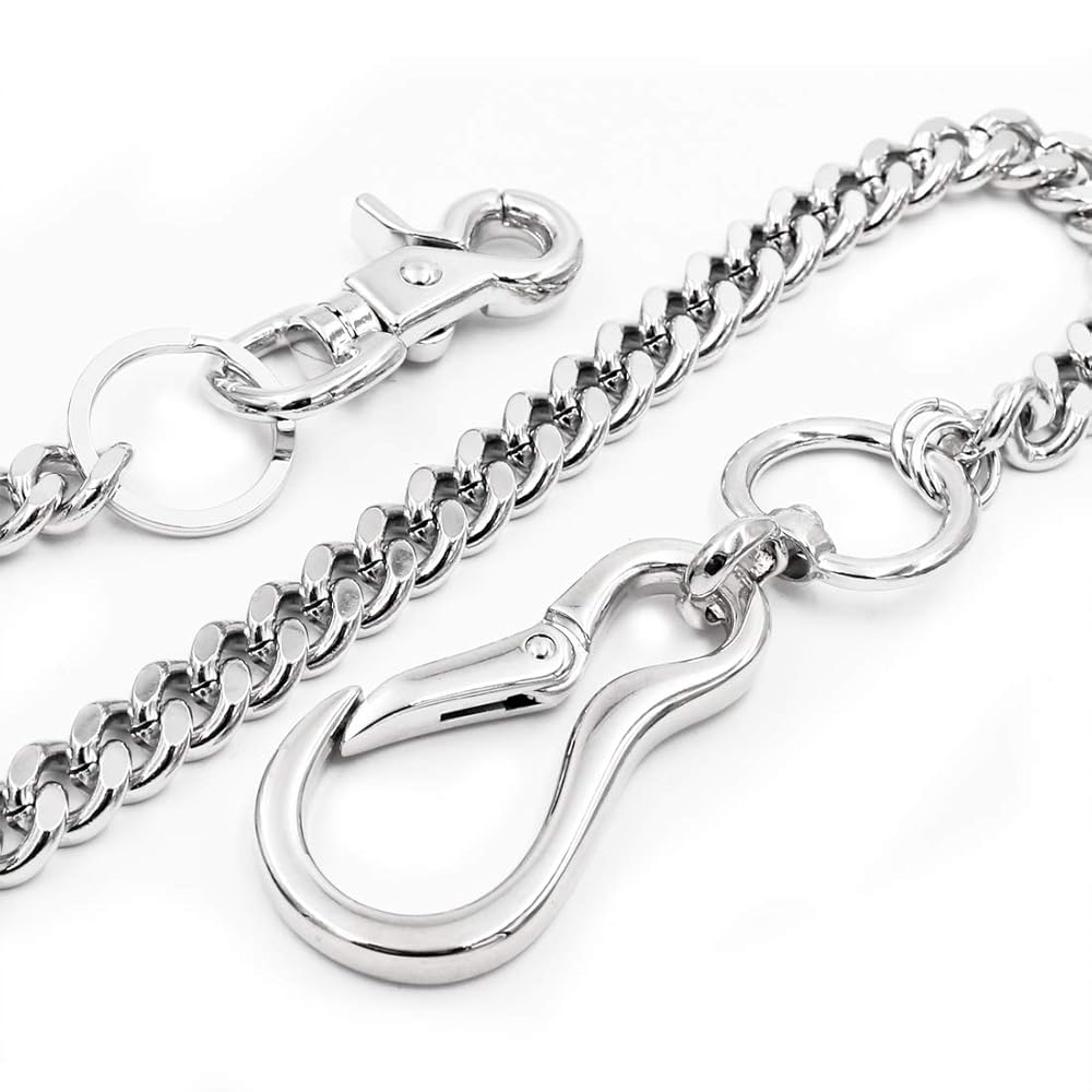 Uniqsum Big clasp Heavy wallet chain Thick Curb Cuban Biker