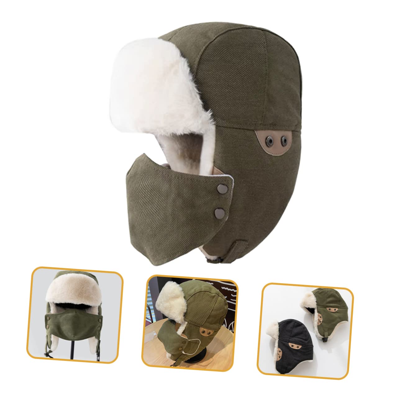 BESTYASH Caldo Berretto Pilota Cappelli da Pesca per Gli Uomini Cappello alla Moda Cappello A Beanie Speciale Design Berretti per Cappelli Cappello più Caldo Cappello da Sole delle