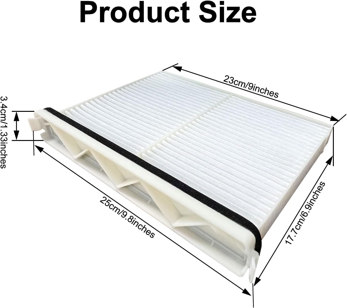 JTCAFMAZCX90-W2 Cabin air filter for Mazda CX-90 2024 2025 CX-70 Replacement for KR9P61J6X