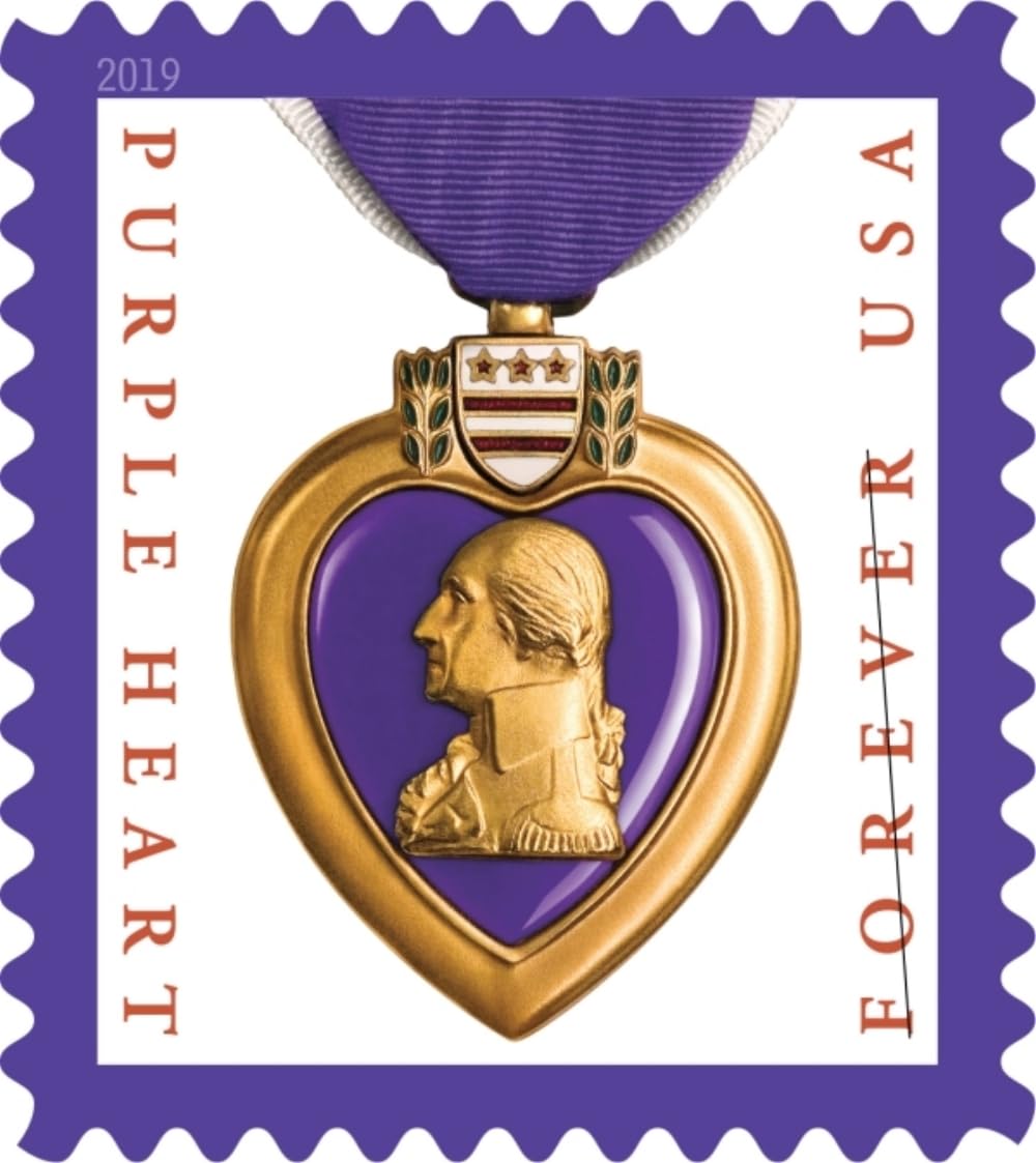 US Purple Heart Forever Stamp Plate Block Of 4 Scott #5419