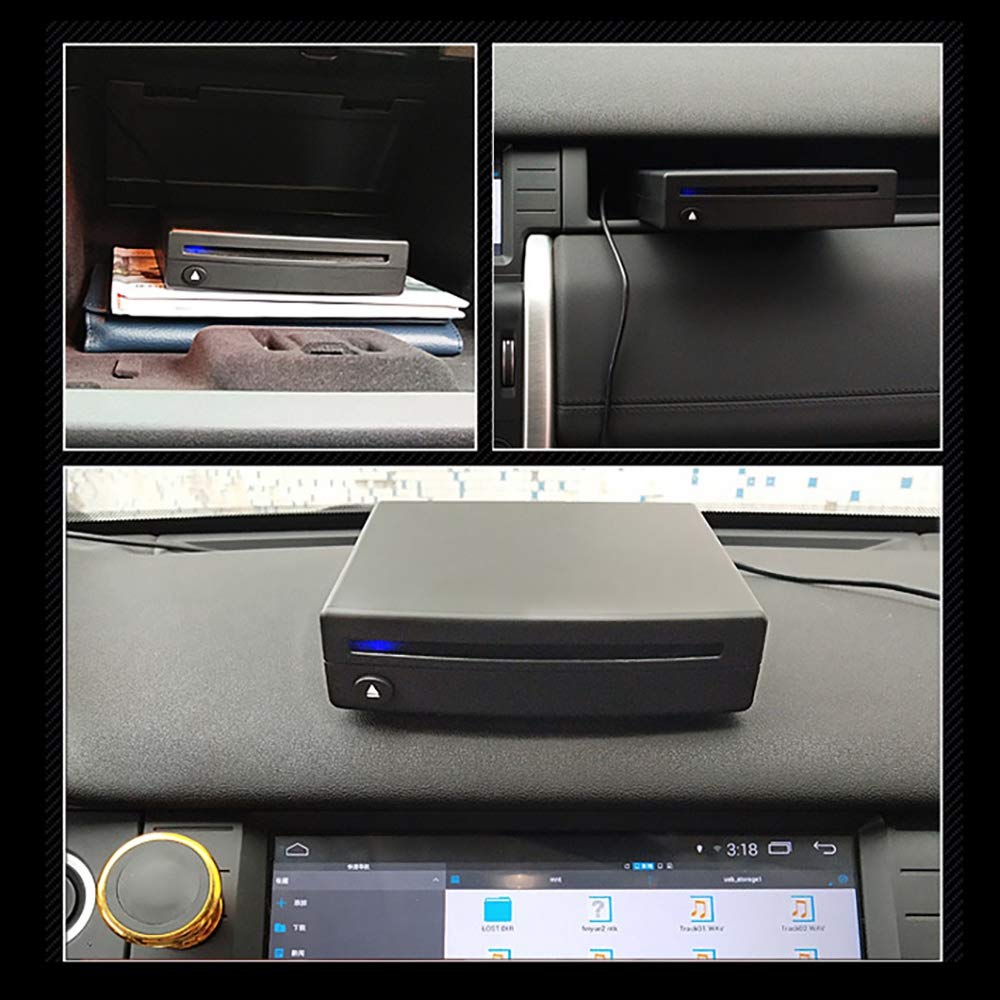 Hojffuue 1Din Auto Radio CD/DVD Player Extern für Android Stereo Schnittstelle USB Anschluss für Auto Hause