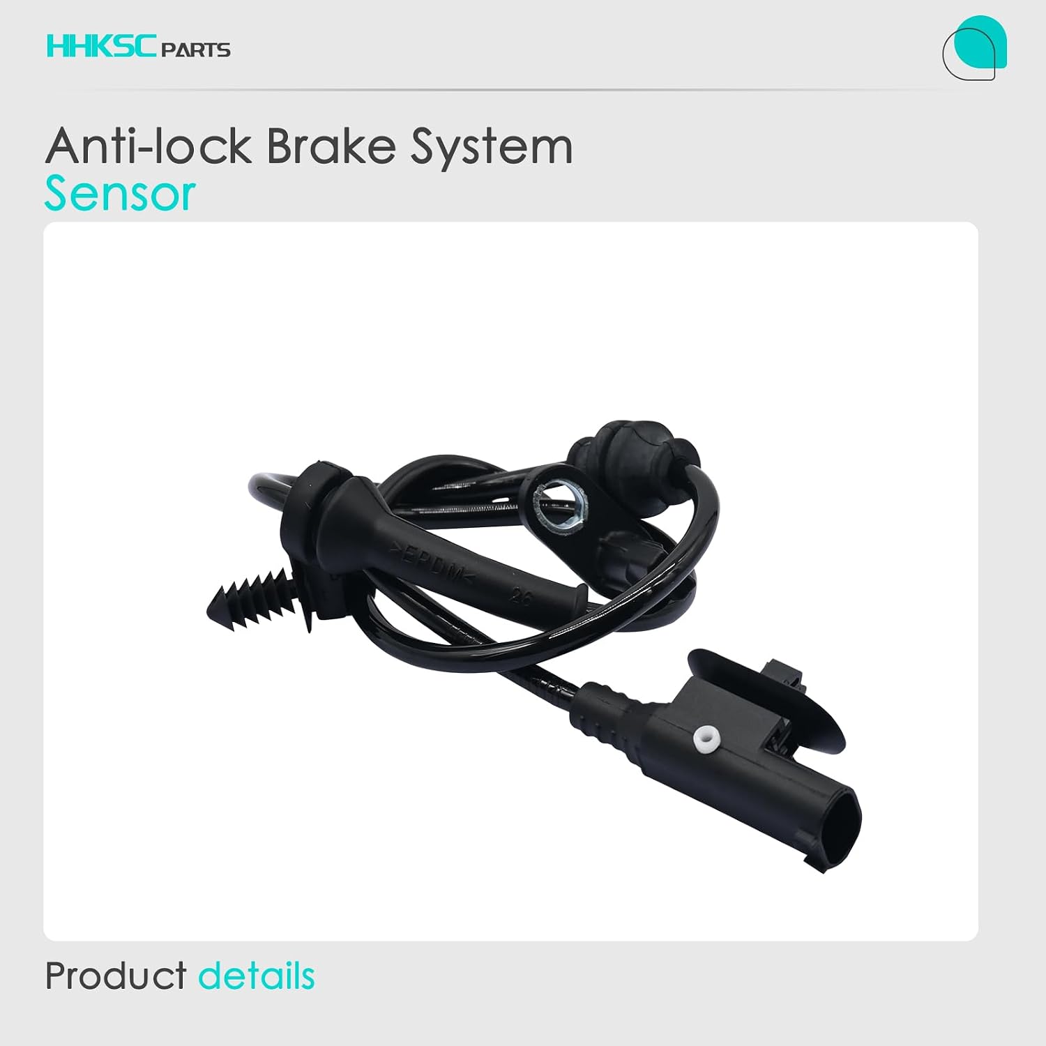 2pcs Rear Left and Right ABS Wheel Speed Sensor Compatible with Dodge Dart 68194428AA 68194428AB ALS3033 After 11/05/2012 14 15 16 2014 2015 2016