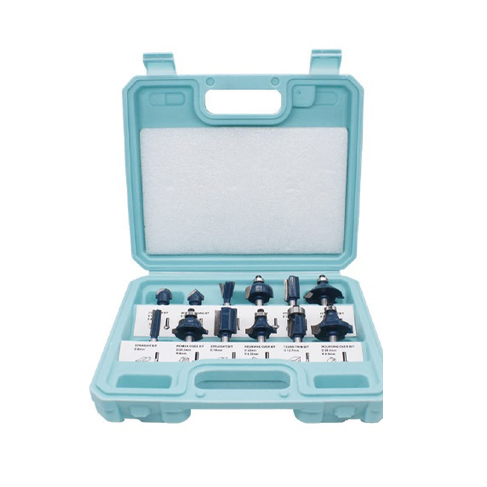 Kalttoy 12 Pieces Router Bit Set Woodworking Tools And Accessories For Hard Woods Woodworking Woods 12Pcs / 15Pcs Router Bits Set
