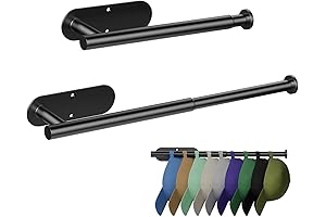 2-Pack Wall Closet Organizer: The Ultimate Hat Storage Solution (Baseball Cap Organizer)