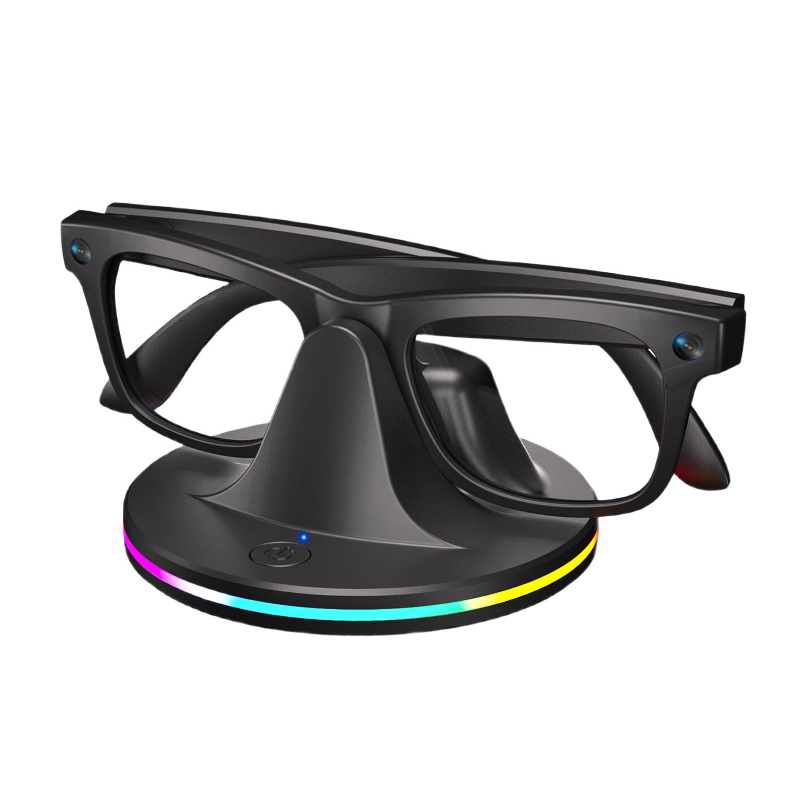 Moderna compatta per Ray Smartests Glass | Alloggiamento in ABS con ricarica sicura e Quick Power Quick Dock, piattaforma sicura, moderno compatto