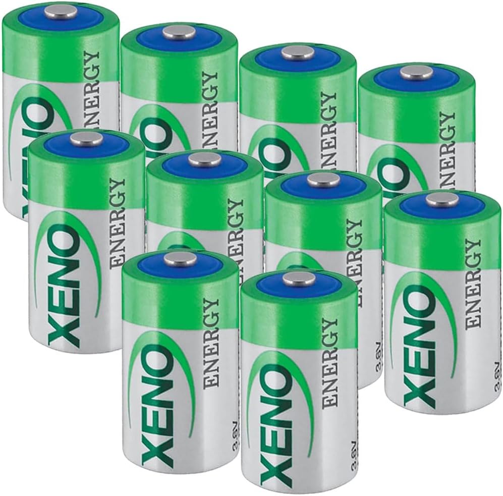 10-Pack XL-205F D std 3.6v 19000mah Lithium Thionyl Chloride Battery for Xeno Energy XL-205F Battery