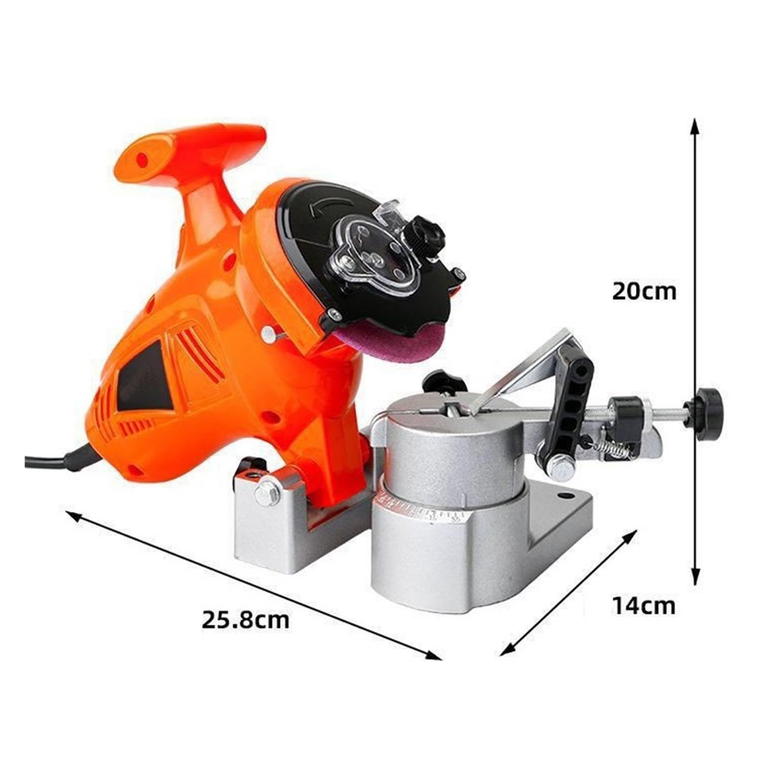 Afilador De Cadena Escritorio, Sierra Profesional Motorizado, Herramienta Eléctrica For Limar Los Dientes Ahorra Tiempo Y Esfuerzo