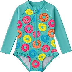 Maiô Menina Manga Longa Infantil Bebe Com Proteção U 50 Maio