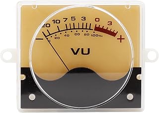 Portable VU Meter Header Level Header Power Amplifier Level Meter For Recording Studio Home Car Level Meter Power Amplifier Meter For Home For Recording Studio Home