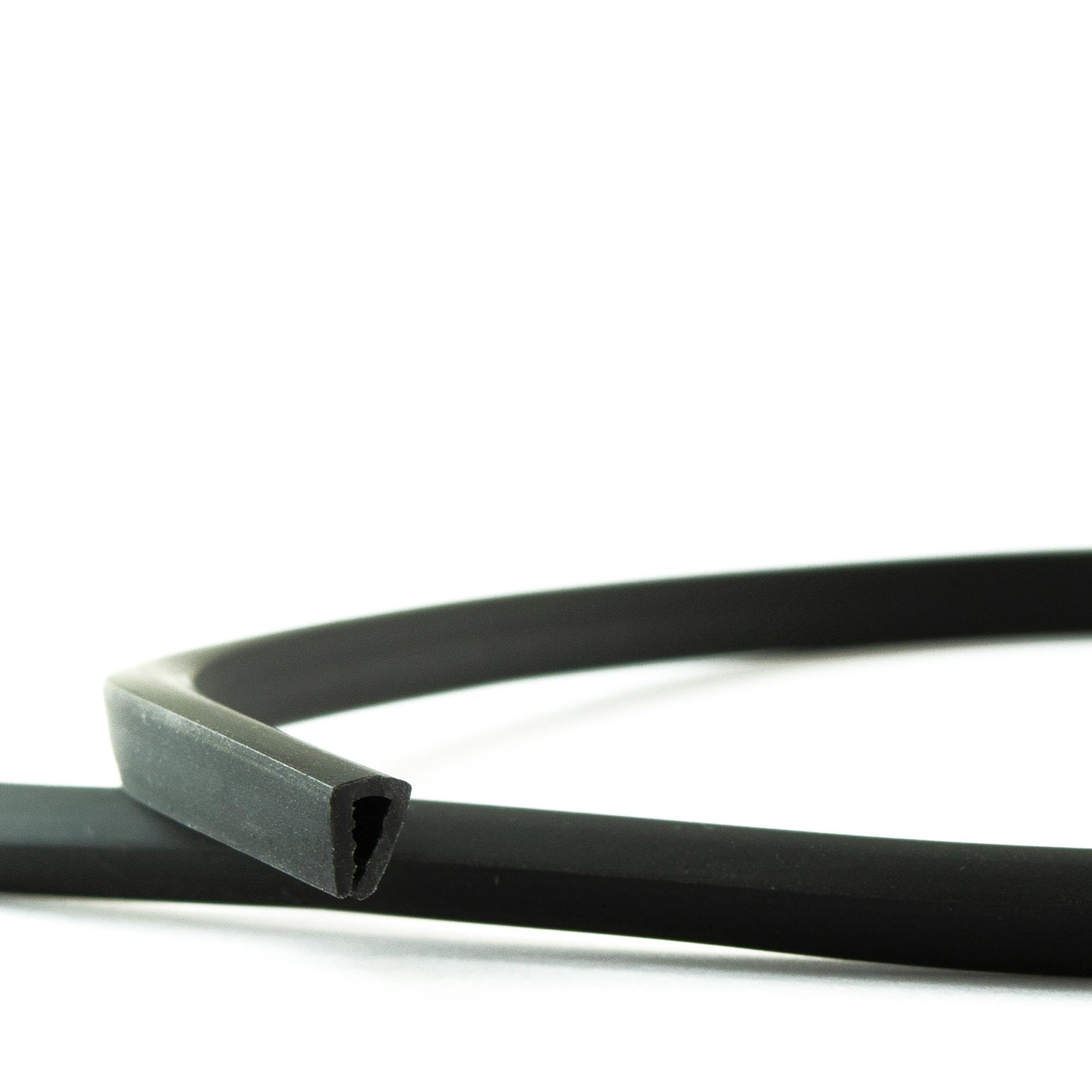 EUTRAS Kantenschutz 3m Schwarz - Flexibles PVC Profil Für Bleche Und Autotüren 2,0mm