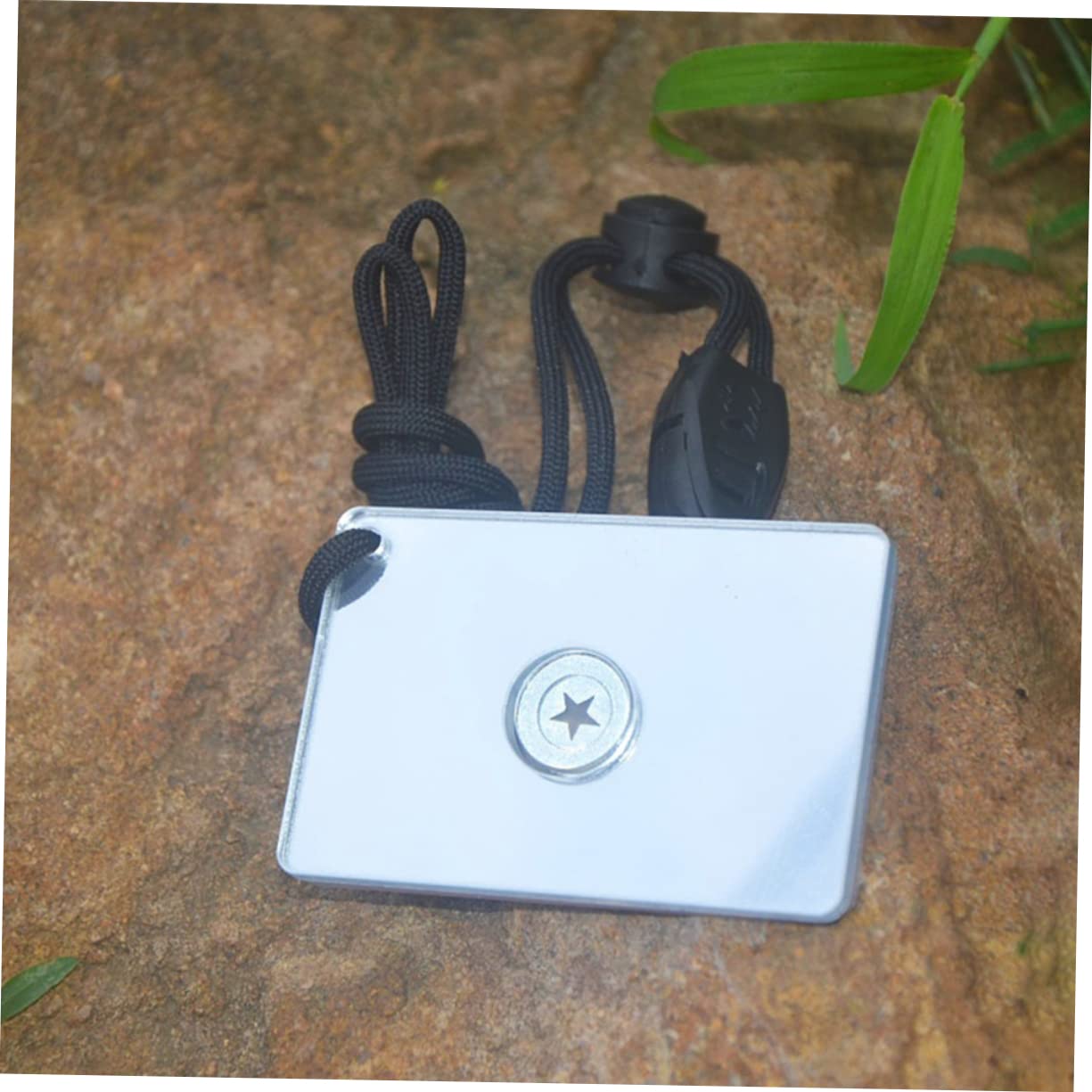SUPVOX Miroir De Poncho Eau d'urgence Pouvoir Torche Bande Visibilité Chemin Tondeuse Lampe LED Lumineuse Signal d'urgence Lanterne Camp Acrylique