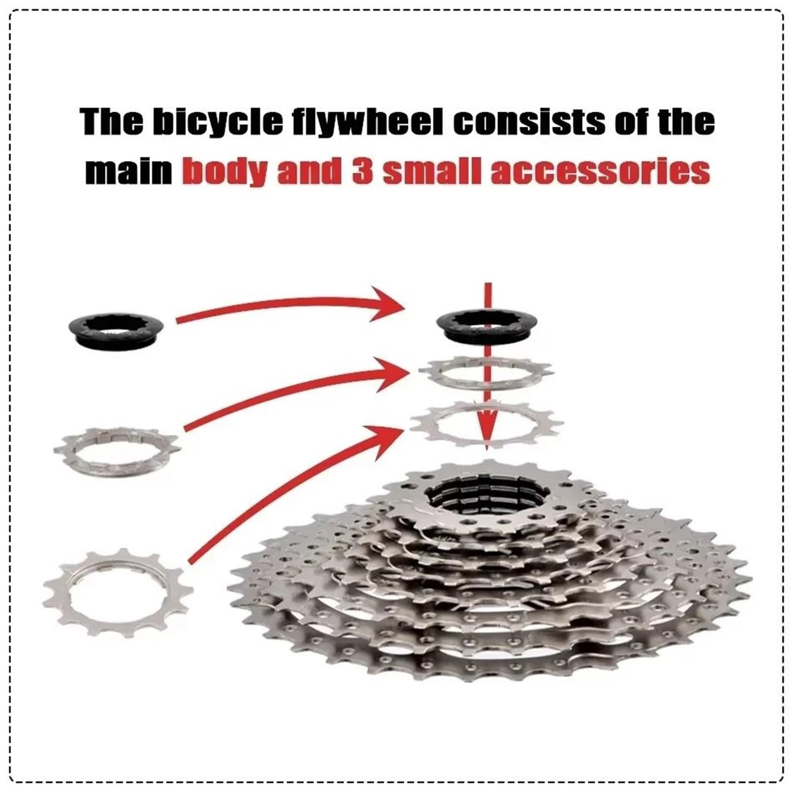Cassettes y piñones Cassette de 12 velocidades para Bicicleta Carretera (11-28T/30T/32T/34T), Rueda Libre, Compatible con buje HG 11 Cassette de Piñones
