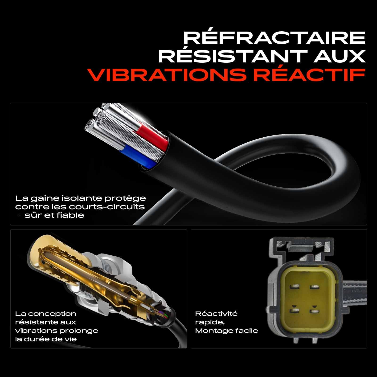 Frankberg sonde lambda, sonde de contrôle N3R118861 | Compatible avec: