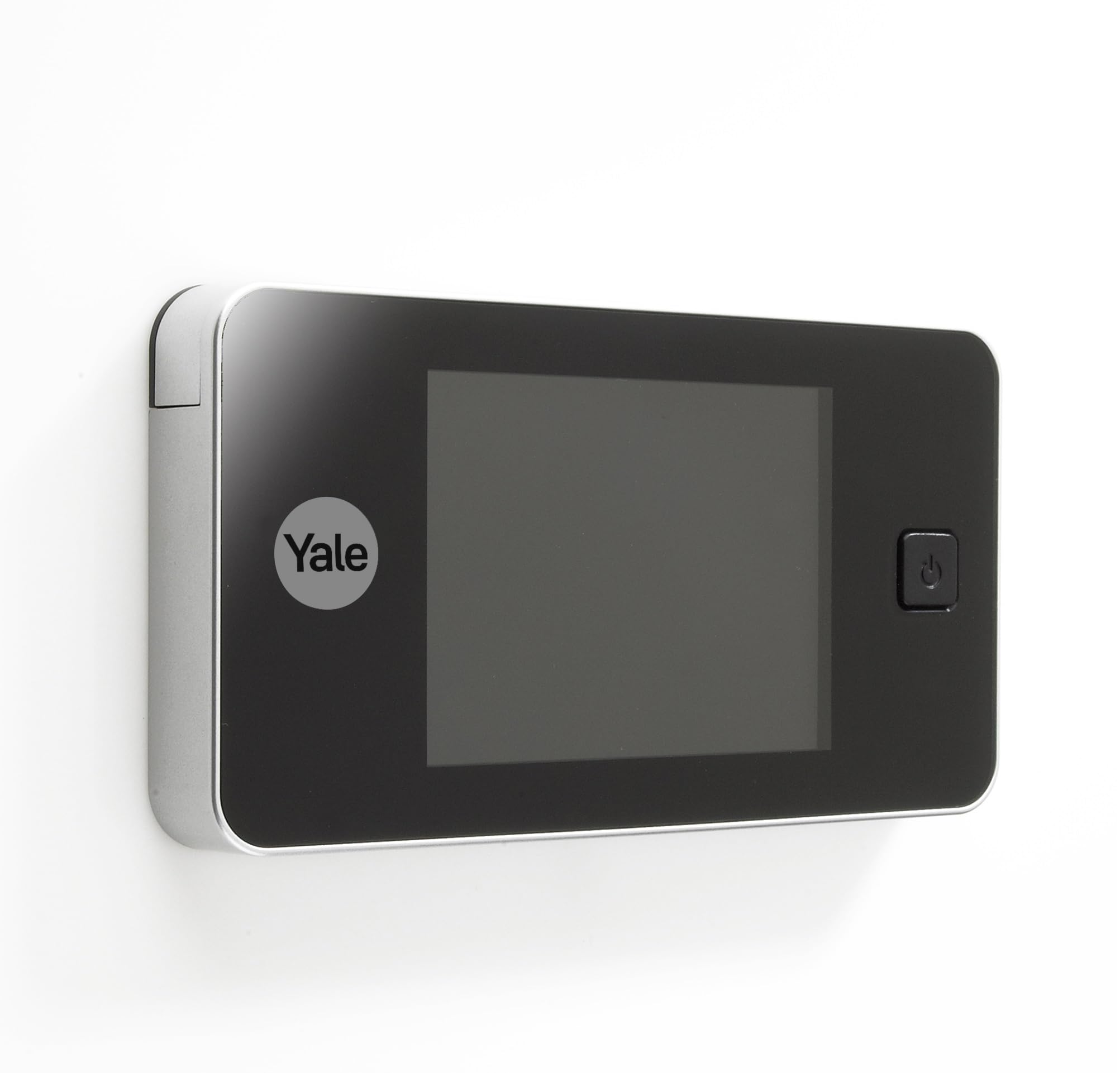 Yale Mirilla Electrónica Digital 45-0500-1432-00-60-01, Plata, Vista en Vivo, Ángulo de Visión de 105°, Reemplaza la Mirilla de Puerta Mecánica