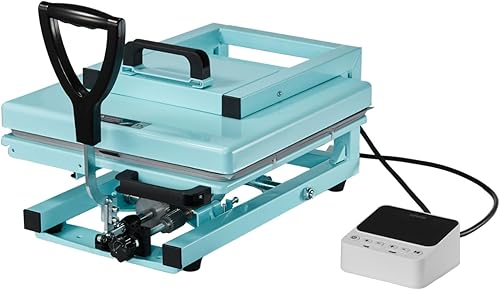 VEVOR Prensa de calor híbrida, 15 x 15 pulgadas, multifunción 5 en 1, se calienta rápido y uniforme, diseño patentado, fácil de controlar, máquina