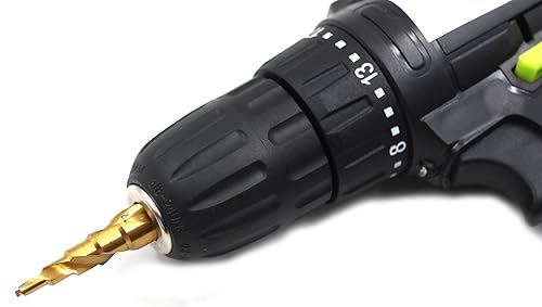 Miniatura 4 de Broca de acero inoxidable con revestimiento de titanio HSS para madera, metal suave, herramienta de carpintería, 4-12/20/1.260 in