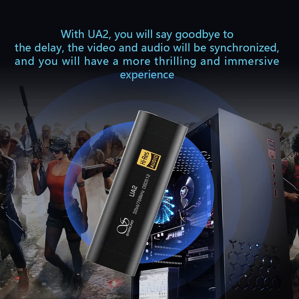 SHANLING UA2 Headphone Amplifier Portable USB DAC Balanced High