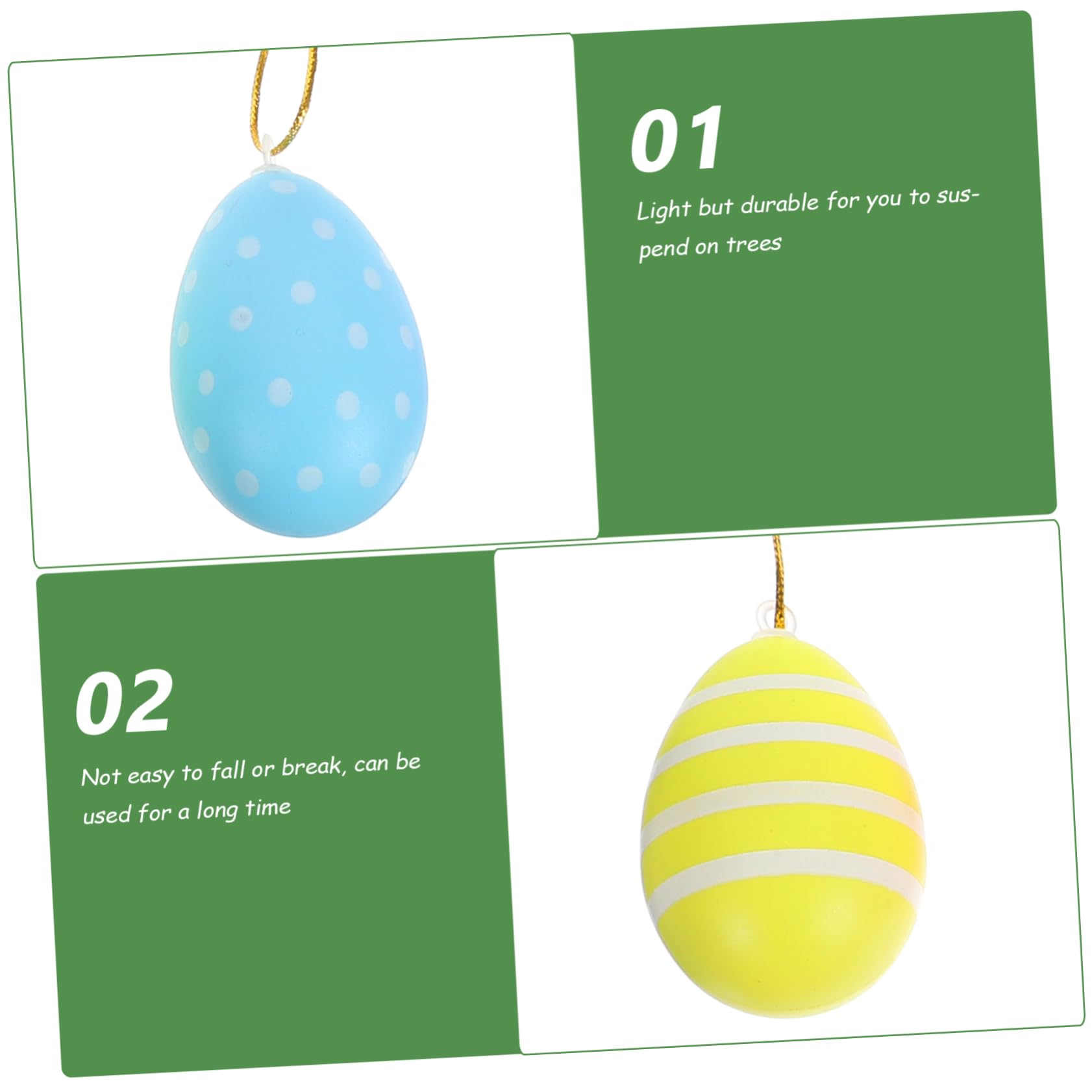 Amosfun 3 Sätze Ostereier Plastikenten Easter Ei-dekorationsset Geldgeschenke Zu Ostern Egg Maging Festival-Szene Hängende Deko-stütze Ostern Einzigartiges Ostervorräte Stück * 3
