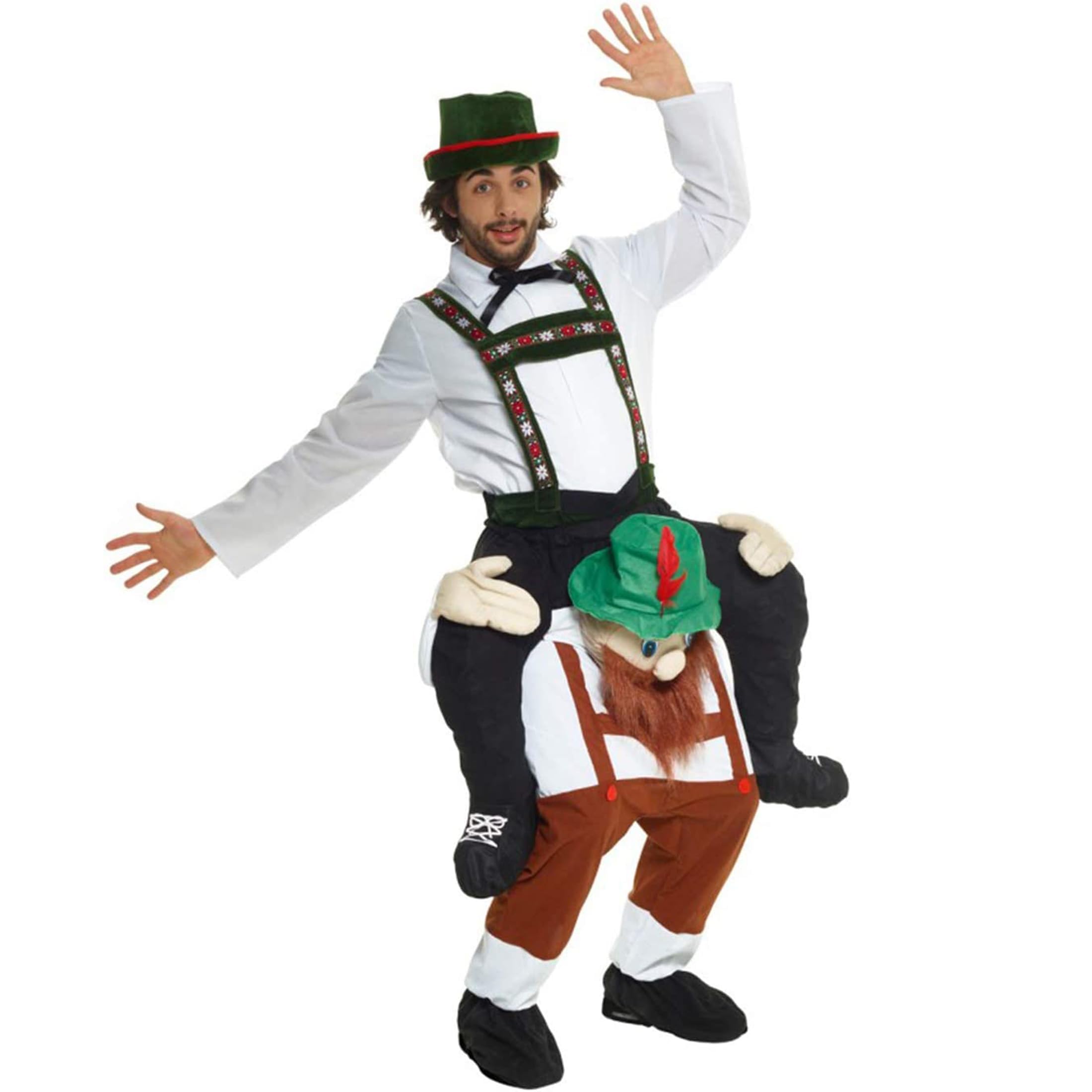 Morph Disfraz Oktoberfest Alemán, Traje Bávaro Piggyback, Disfraces para Fiestas y Halloween, Talla única
