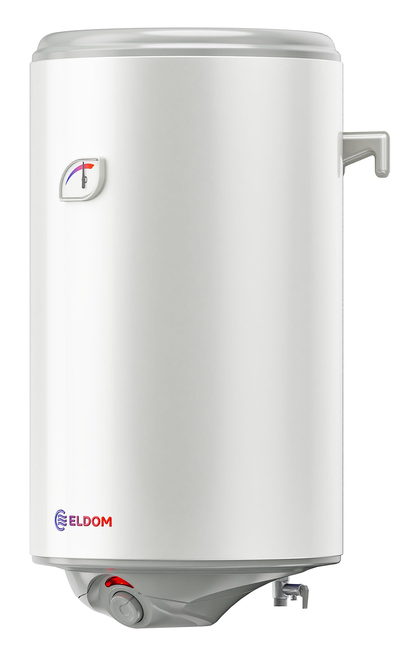Warmwasserspeicher Warmwasserboiler Eldom Style 80L druckfest | inkl. Kombi-Rückschlageventil und Kabel mit Stecker, 2000W, 230V