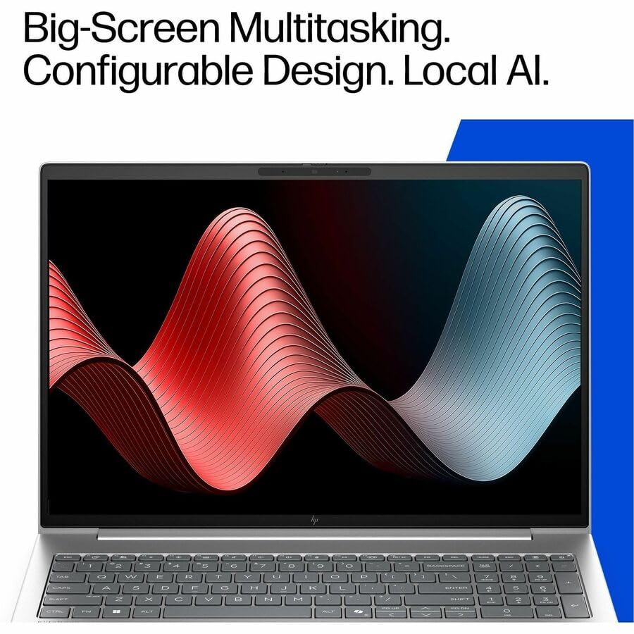 Image of HP EliteBook 6 G2a 16 inch Copilot+ PC Notebook - WUXGA - AMD Ryzen AI 5 PRO Ryzen AI PRO 400 435-16 GB - 256 GB SSD - English Keyboard - Pike Silver Aluminum - AMD Chip - 1920 x 1200 - Windows 11 - - I