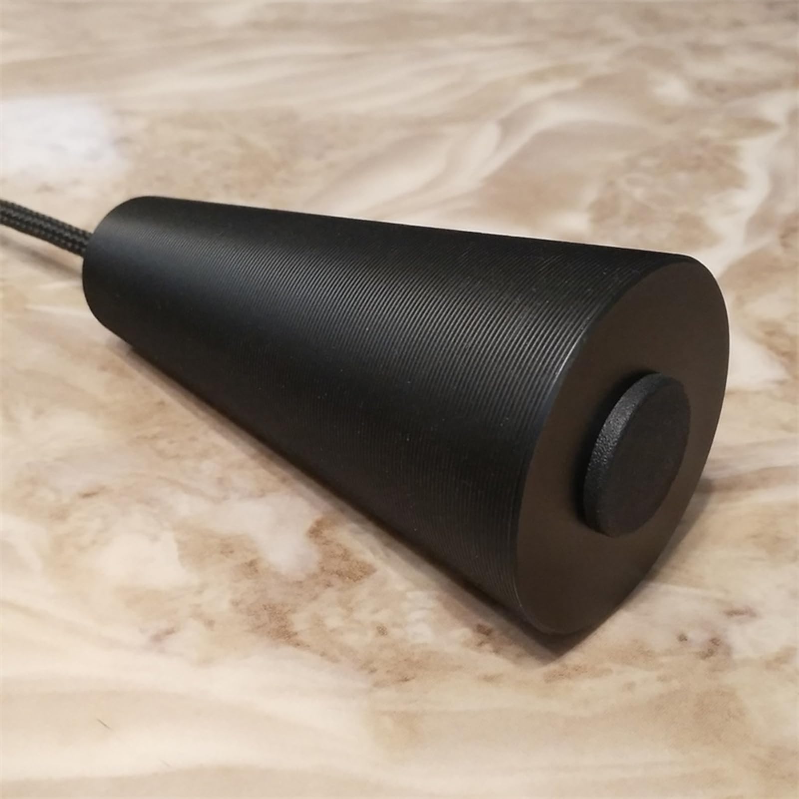 Attrezzatura da Allenamento per Uso Domestico, Attacco per Macchina per Cavi con Corda per tricipiti, Impugnatura a Spirale conica con impugnature ergonomiche in Gomma Antiscivolo,