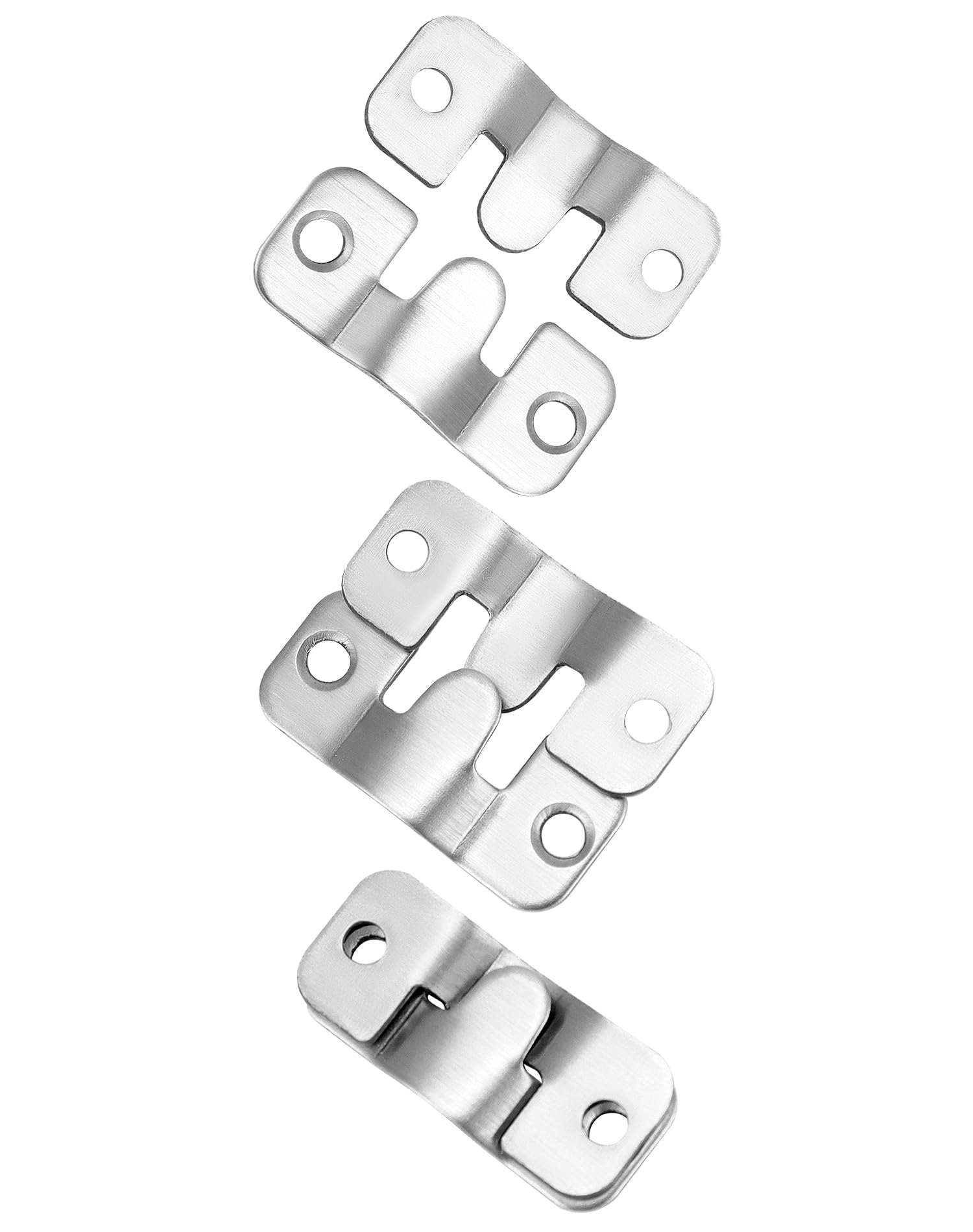 QWORK® 10 works Flush Mount Bracket, Stainless Steel - Image 2