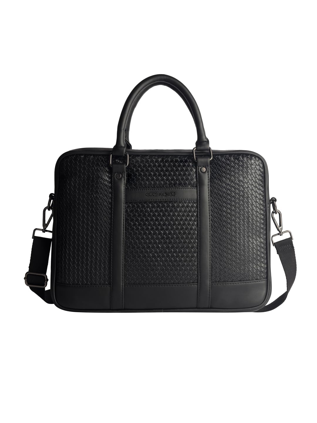 Gauge Machine 15" Black Woven Laptop Bag with Detachable Strap (GMLPB0523020BLK) (B0CJFMTQP9) Amazon Price History, Amazon Price Tracker