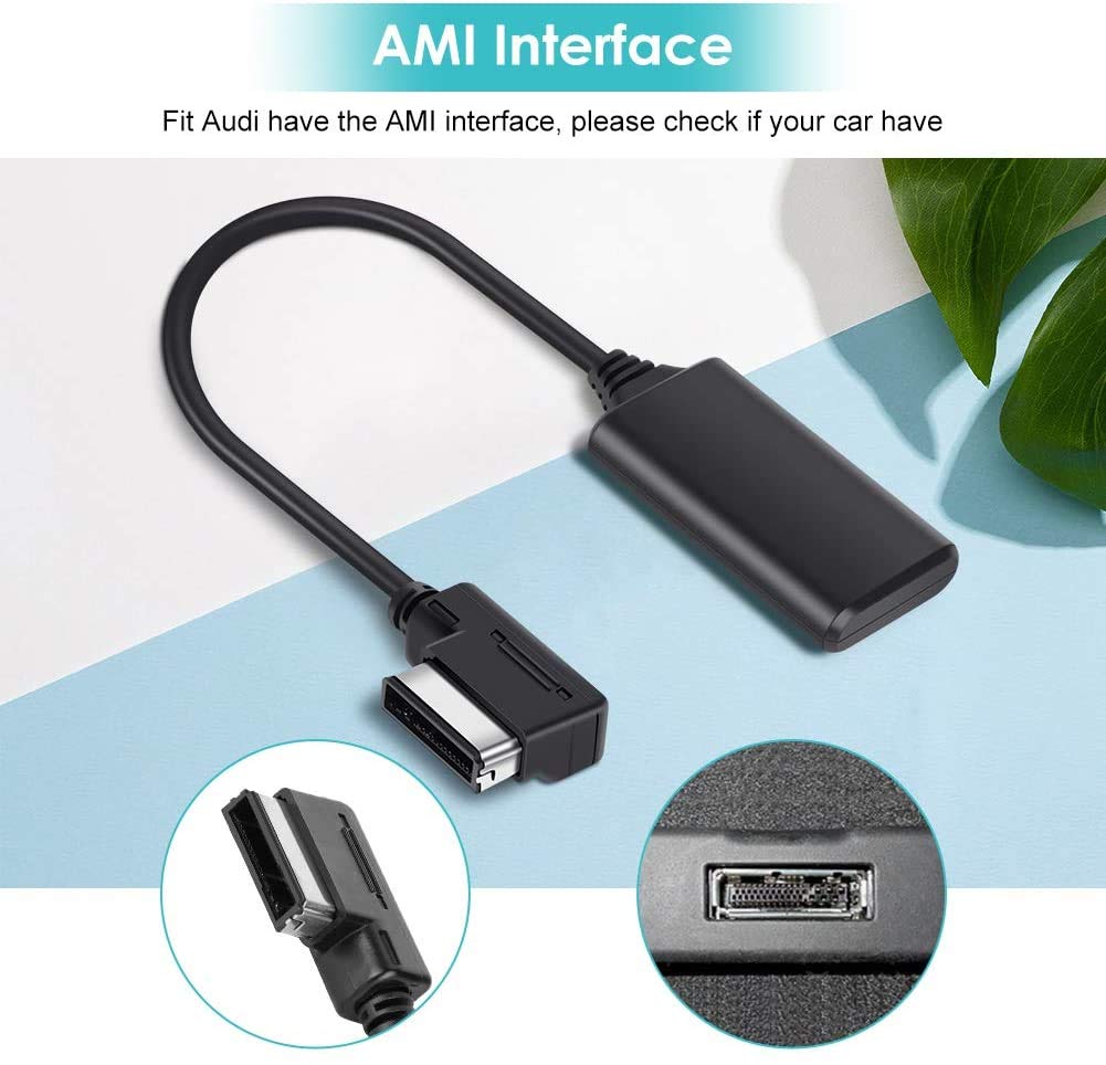 Adaptateur Bluetooth 5.0 AUX Pour AMI MMI MDI Audi – Câble Musical Sans Fil Pour A4 A5 A6 Q5 Q7 Etc. Après 2010