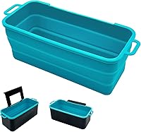Vista 9 de YAOAWE 3 bandejas de goteo de grasa de silicona para Blackstone, forro de silicona reutilizable para taza de grasa trasera, forros de silicona de 8