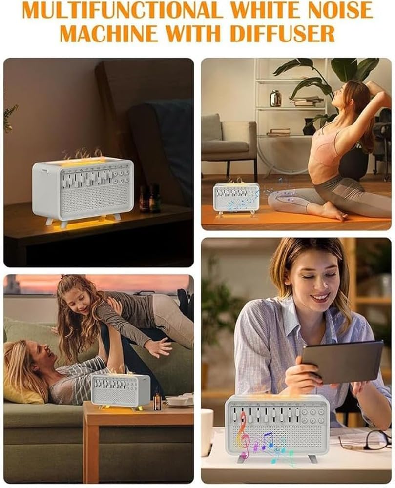 Thunderstorm Sound Machine con Bluetooth ofrece 8 sonidos naturales