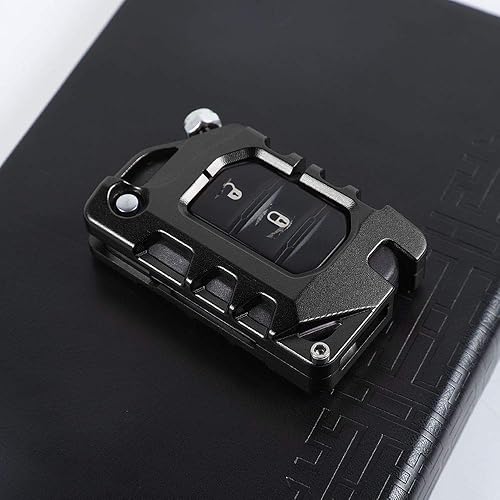 Miniatura 7 de JeCar Funda para llavero Jeep Wrangler JL JLU JT 2018-2020, color negro