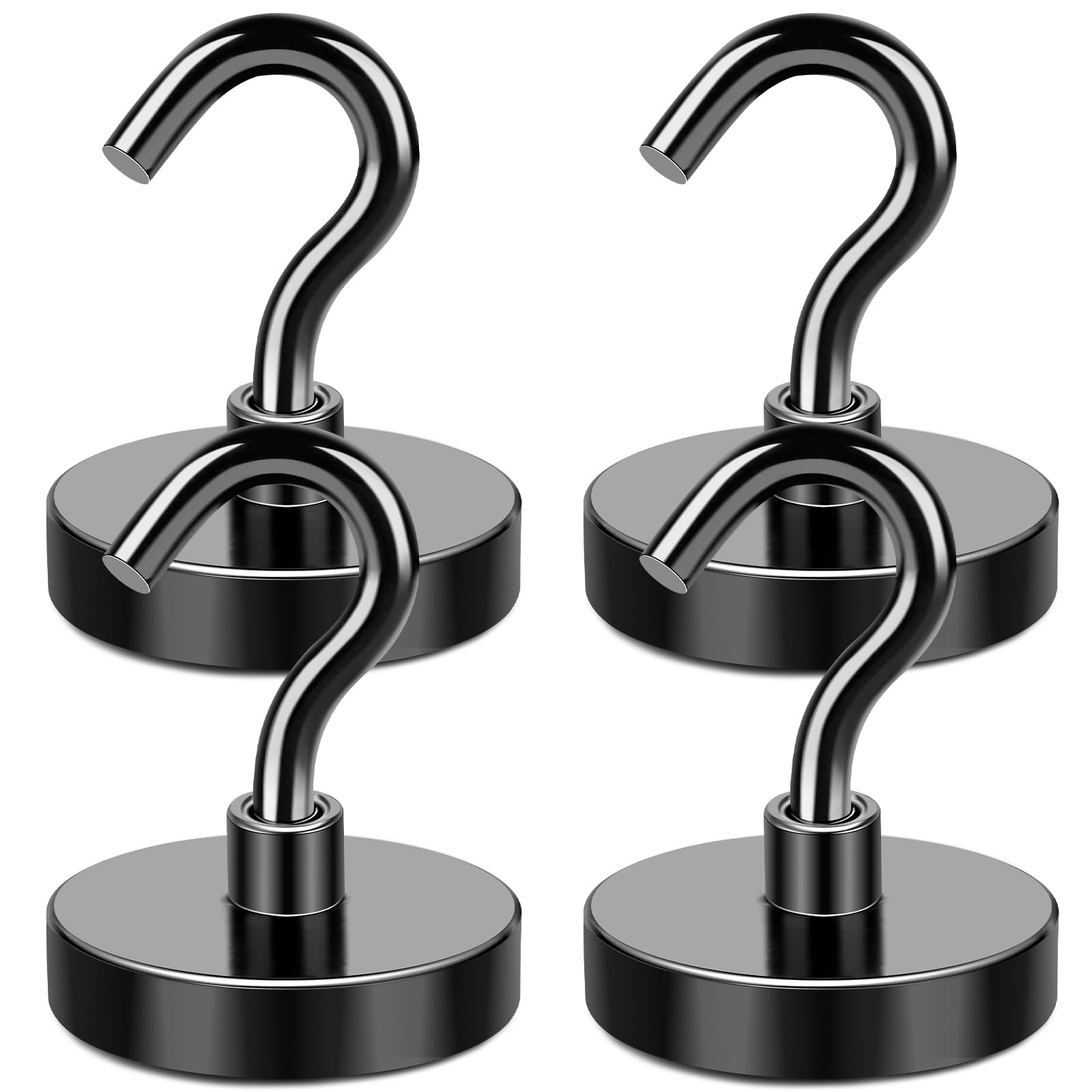 LOVIMAG Black Magnetic Hooks, 150LBS Magnet Hooks for Hanging Heavy Duty, Magnetic Hooks Cruise for Home Improvement Must Haves,Toolbox, Kitchen, Locker, Refrigerator, Metal Door, Home etc- 2 Pack — Amazon image 32